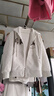 俞兆林連帽衛(wèi)衣女刺繡拉鏈開衫休閑寬松學生衛(wèi)衣外套女上衣 Y141F2749 曬單實拍圖
