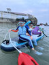 BAISH雙層槳板充氣站立式槳板SUP沖浪滑水板漿板船劃水板專(zhuān)業(yè)成人 3.35米藍(lán)三色【雙層】335*84*15 曬單實(shí)拍圖