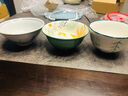 肆月芳皚 日式復古童趣餐具釉下彩手繪陶瓷米飯碗小湯碗斗笠碗 曬單實(shí)拍圖