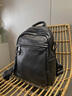 viney牛皮雙肩包女時(shí)尚大容量旅行背包百搭學(xué)院風(fēng)書(shū)包女生日禮物送老婆 【黑色】送老婆女朋友高級感實(shí)用 曬單實(shí)拍圖