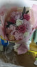 初朵 21朵粉玫瑰康乃馨花束鲜香皂花同城配送母亲节礼物情人节送女友 实拍图