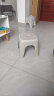 禧天龙（Citylong）家用塑料凳板凳 简约耐磨加厚儿童凳 浴室凳子 节节方凳 灰 实拍图