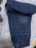 左西童裝男童牛仔褲兒童褲子秋裝春秋2025新款男孩中大童長(cháng)褲洋氣 牛仔色 【挺括有型】 160 建議身高160cm左右 曬單實(shí)拍圖