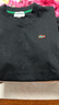 LACOSTE【七夕禮物】法國鱷魚(yú)情侶夏季裝舒適休閑圓領(lǐng)短袖T恤|TH2757 031/黑色 XS 165 曬單實(shí)拍圖