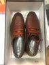 蜘蛛王男鞋休閑男真皮皮鞋新款秋季單鞋男士休閑百搭青年潮鞋子34219 紅棕色     41 曬單實(shí)拍圖