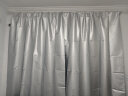 阿黎窗帘 全遮光成品遮阳帘隔热防晒窗帘 挂钩式1.5米宽*1.8米高 单片 实拍图