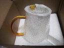 天喜（TIANXI）茶壺玻璃錘紋水家用煮茶耐高溫花茶茶具過(guò)濾泡茶壺 【單壺+4只迷雅杯】 1000ml 曬單實(shí)拍圖