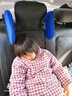 汽車(chē)頭枕側睡眠側靠頭枕車(chē)載長(cháng)途旅行記憶棉午休枕U型枕護頸椎靠枕車(chē)座椅內用頭枕兒童  創(chuàng  )意休息睡覺(jué)神器 米色42*25 曬單實(shí)拍圖
