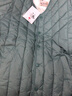 GERUIZE 中年婦女羽絨服薄款冬天穿的加絨內膽棉衣女短款輕薄棉服加厚內穿小棉襖媽媽女人女款女士女 綠色【普通版】 3XL 曬單實(shí)拍圖