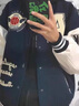 NASA RHUDE春季衣服男裝休閑潮牌外套男夾克棒球服春秋款工裝上衣情侶春裝 22129深藍(lán) XL (建議體重130-150斤) 曬單實(shí)拍圖