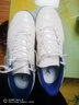李寧（LI-NING）足球鞋鐵系列 TF碎釘牛皮人造草比賽訓(xùn)練球鞋飛盤鞋男 白藍(lán) 40 曬單實(shí)拍圖