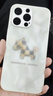 魔巖適用蘋果16promax手機(jī)殼iphone14pro潮牌15promax高檔玻璃16鏡頭全包防摔保護(hù)套情侶男女超薄卡通 古董白·洛可可格紋小馬+加購贈硅膠掛繩 蘋果14promax 曬單實拍圖