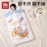 愛(ài)貝迪拉嬰兒睡袋寶寶秋冬款純棉恒溫新生兒童睡覺(jué)加厚恒溫防踢被四季通用 恒溫x新疆棉【四季雙膽 室溫0-28℃】林間鹿影 L碼（150*80CM）【適合4-12歲】 曬單實(shí)拍圖