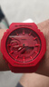 卡西歐（CASIO） G-SHOCK GA-2100運動(dòng)八王子防水男士手表 石英手表【禮物】 GA-2100-4APR【紅色本命年】 曬單實(shí)拍圖