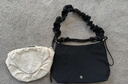 露露lulu convertible Ruched 6.5L hobo包兩用褶皺包斜挎腋下包 黑色 30*11*23cm 曬單實(shí)拍圖