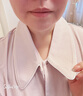 愛慕內(nèi)衣女翻領(lǐng)長袖長褲睡衣家居服套裝灼華AM46A471紫色170 曬單實(shí)拍圖
