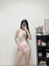 天姿TNZI女士款連體三角交叉露背抗氯速干顯瘦專(zhuān)業(yè)訓練運動(dòng)競速游泳衣 花色【高彈面料 抗菌抗氯】 L 曬單實(shí)拍圖