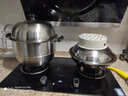雙喜蒸鍋電磁爐燃氣明火通用不銹鋼多層加厚大容量廚具 3層 32cm 曬單實(shí)拍圖