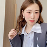 翡拉拉（fellala）新款升級款簡(jiǎn)約個(gè)性耳環(huán)女時(shí)尚潮流氣質(zhì)設計感耳飾生日禮物送女友 白色 曬單實(shí)拍圖