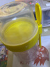 乐扣乐扣（LOCK&LOCK） TOGO系列 健康轻食沙拉餐盒塑料密封防漏微波炉可用分隔保鲜盒 LLS222LJD-黄色-870ml 实拍图