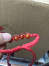 中國(guó)黃金金榜題名紅瑪瑙手鏈男女款轉(zhuǎn)運(yùn)紅繩七夕情人節(jié)禮物送女友老婆生日 金榜題名逢考必過手鏈【京速達(dá)】 曬單實(shí)拍圖