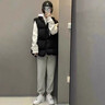 品牌羽絨馬甲男士秋冬新款潮流外穿立領保暖加厚背心坎肩冬裝外套 白色 XL 曬單實拍圖