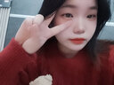 貝吉棋復(fù)古小熊毛衣女針織衫新秋冬款圣誕節(jié)寬松慵懶風(fēng)元旦拜年服外套 紅色 S 曬單實拍圖