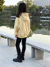 童心覓女童衛(wèi)衣加絨秋冬款2023網(wǎng)紅兒童裝時髦衣服女孩冬裝加厚上衣外套 黃色加絨 150(建議身高140左右) 曬單實(shí)拍圖