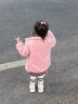 真维斯儿童外套秋冬款女童薄款宝宝可爱加绒上衣男童时尚开衫 粉色 110 实拍图