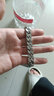 KREAM 原創(chuàng  ) 雙面拉絲古巴項鏈男嘻哈女短同款 cuban link 鎖骨鏈 14mm50cm 曬單實(shí)拍圖