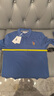 U.S. POLO ASSN.polo衫男翻領(lǐng)秋季商務(wù)休閑長(cháng)袖上衣爸爸裝t恤 寶藍色 XL  曬單實(shí)拍圖