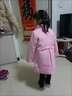 G.duck女童外套紅色女大童春秋裝呢子雙面羊絨大衣兒童秋冬羊毛毛呢風(fēng)衣 粉紅色 110 cm 曬單實(shí)拍圖