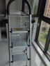 肯泰（KENTAI）家用梯子多功能晾衣架折叠人字梯铝合金加厚楼梯五步工程梯Q6-YB5 实拍图