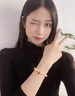 迪后（Dirholl）品牌手鏈女瑪瑙手串實(shí)用走心高級珠寶手飾品情人節生日禮物送女友 招財貓爪瑪瑙手串 曬單實(shí)拍圖