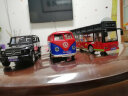 卡威（KIV）1/36汽车模型儿童玩具合金越野车玩具车仿真兰博基尼回力车警车公交车玩具模型 （视频款式）大众T1巴士蓝红 盒装 实拍图