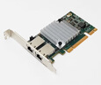 英特爾（Intel）雙口 intel X540-T2浪潮10Gb網(wǎng)卡RJ45萬(wàn)兆服務(wù)器PCIE電口 白色 曬單實(shí)拍圖