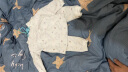 童泰秋冬5月-4岁婴儿男女内衣套装TS33J418 蓝色 100cm 实拍图