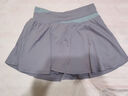 范斯蒂克（vansydical）運動(dòng)短褲女夏季練冰絲跑步防走光寬松高腰顯瘦瑜伽網(wǎng)球裙褲褲 淺紫短裙 FBF2304701 XL (女款建議：120-135斤) 曬單實(shí)拍圖