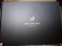 MILMUMU日系漸變100%純羊毛男士圍巾  秋冬季長款加厚保暖毛邊圍巾禮盒裝 灰格 選色 曬單實(shí)拍圖