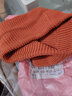 海伊朵毛線(xiàn)針織寬邊發(fā)帶網(wǎng)紅女韓式頭飾潮簡(jiǎn)約純色洗臉頭箍束發(fā)帶頭帶 磚紅色 曬單實(shí)拍圖