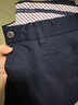 TOMMY HILFIGER【輕彈感】男裝彈力休閑商務(wù)正裝通勤修身直筒西裝褲02585 藏青色DW5 -修身版-拍大一碼 32 (2.5尺) 曬單實拍圖