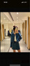 UR秋冬新款女裝復(fù)古時(shí)髦港風(fēng)短款牛仔半裙UWG840262 藍(lán)色 M 曬單實(shí)拍圖