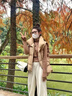傾她羽絨棉服馬甲女2024秋冬新款韓版寬松棉坎肩立領(lǐng)純色棉服背心外套 卡其 L建議100-115斤 曬單實(shí)拍圖
