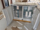 尊贵（ZUNGUI）BCD-219W 219升卧式冰箱家用变频风冷无霜冰柜小型柜式双门橱柜嵌入式厨房矮电冰箱 变频星空银 实拍图