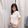 喜詩萊 CESLAY夏季套裝2025女學(xué)生韓版寬松短袖t恤polo衫+薄款牛仔背帶褲兩件套 短袖polo衫+牛仔背帶褲(兩件套) S 【建議95斤以下】 曬單實拍圖