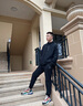 KELME /卡爾美 訓練長褲男秋季新款速干束腳運動褲彈力男九分褲子 黑色 XL【180/84A】 曬單實拍圖