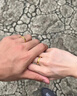 樂靈古法黃金戒指一對足金999素圈對戒男女情侶款婚嫁送女友老婆禮物 黃金戒指（單個/空心款）18# 金重約1.3g/克重多退少補 曬單實拍圖