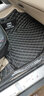 眾泰T500全包T600汽車Z500腳墊T300 Z360 T700大邁X7 X5專用SR7 SR9 雙層黑色紅線+全覆蓋黑紅絲圈 曬單實(shí)拍圖