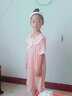 喜茸兒童睡裙短袖卡通純色棉2-14歲小孩子穿的夏季中大童小女孩家居服親子可外穿公主裙 h短翻淺粉 發(fā)帶 16碼身高125-135【65斤內(nèi) 曬單實(shí)拍圖