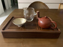尚言坊 胡桃木茶盤(pán)家用小型實(shí)木整塊原木茶臺大號儲水式功夫茶具托盤(pán) 【中】胡桃木盛水茶盤(pán)34*21cm 曬單實(shí)拍圖